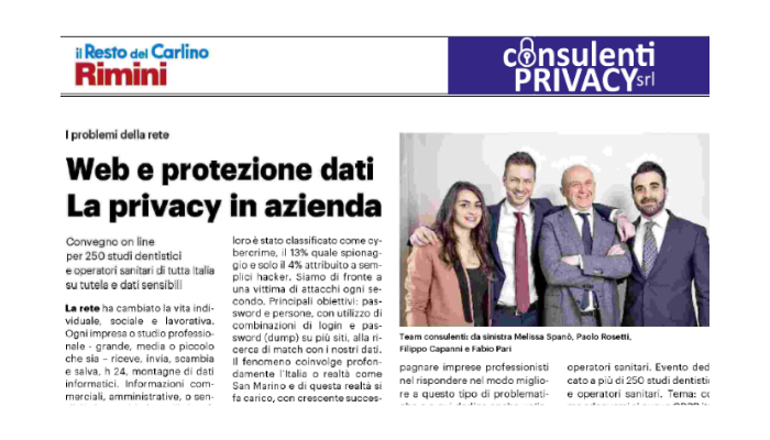 Privacy policy per aziende - Consulenti Privacy