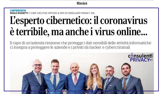 Consulenti Privacy - intervista corriere