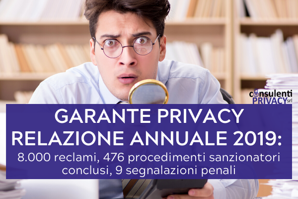 relazione garante privacy 2019
