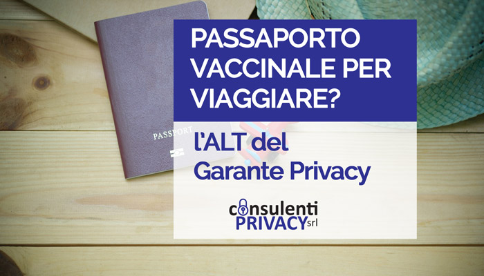 Privacy passaporto vaccinale