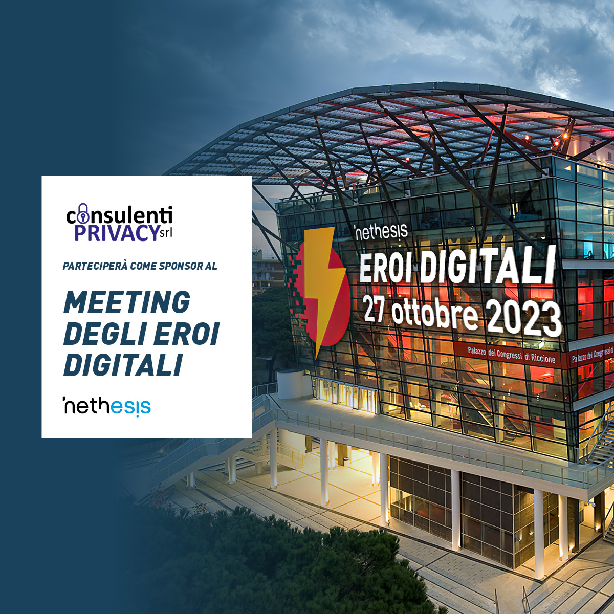 Consulenti privacy ospiti al meeting Eroi Digitali